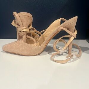 Nude Fashion Nova Heels, Size 11